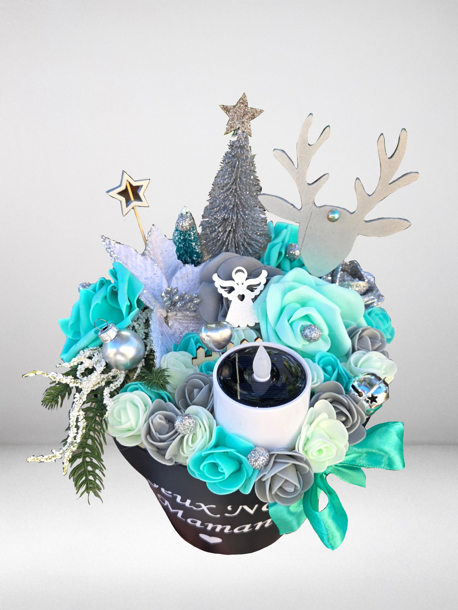 Pot extérieur de Noël